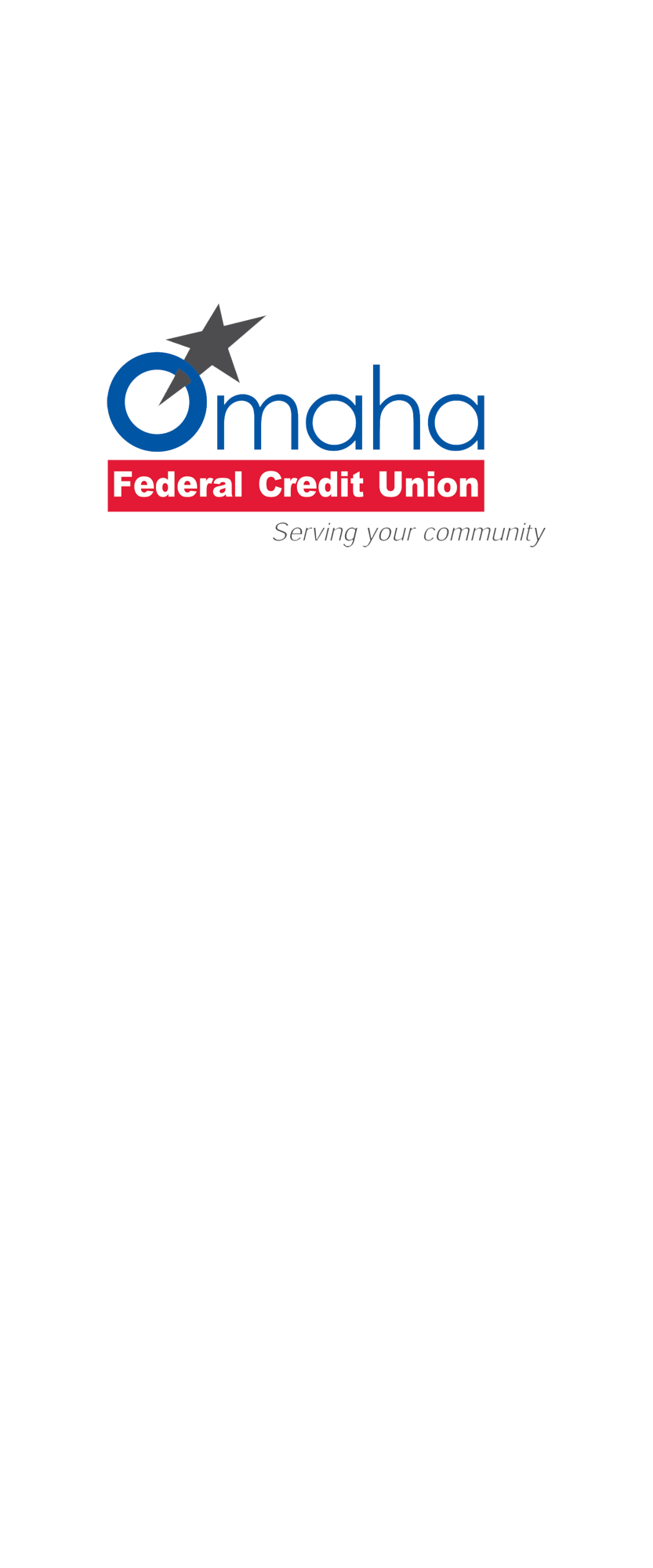 Transparent Bkgrnd of OFCU logo on 5 in x 12 in